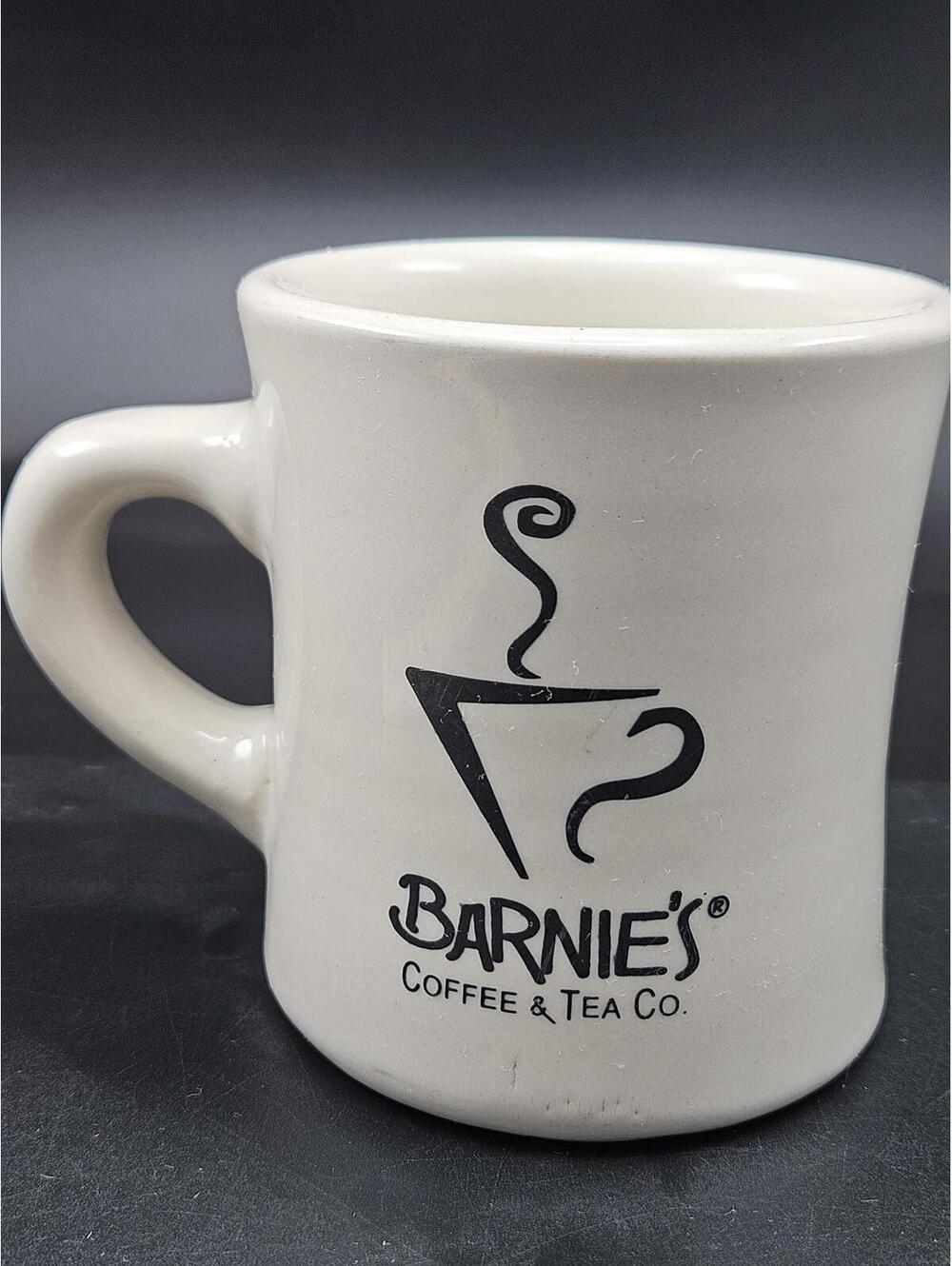 VTG Barnie's Coffee & Tea Co Mug Heavy Diner Style Ceramic Restaurant Ware